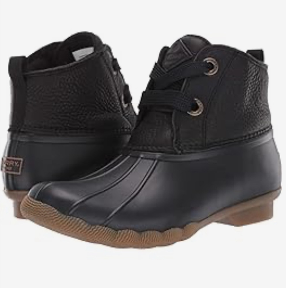Sperry Top-Sider Saltwater 2-Eye Leather Duck Boots